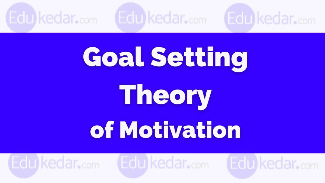 Goal Setting Theory Of Motivation Principle SMART Goals Example