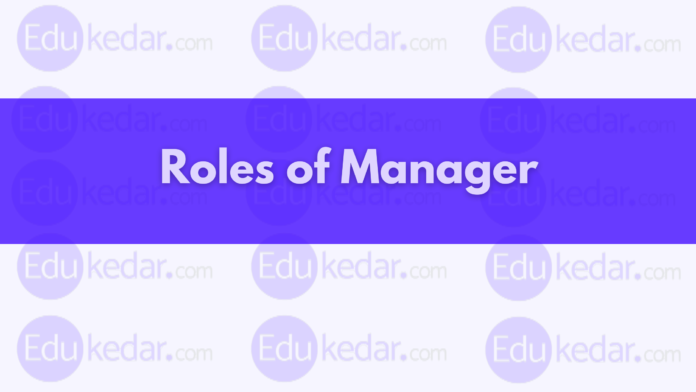 roles of manager