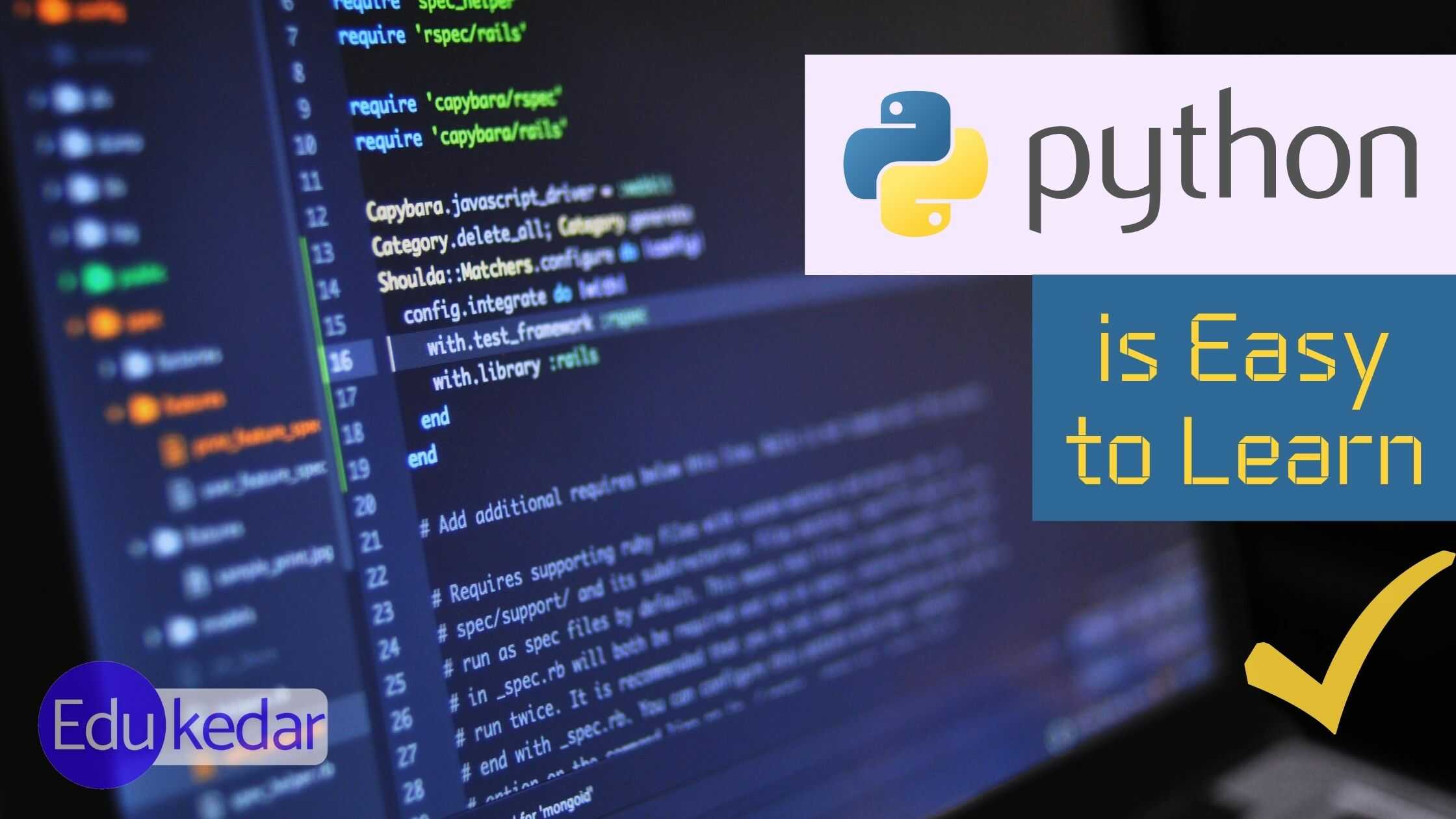 python is Easy Programming Language To Learn