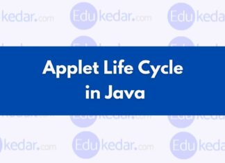Applet Life Cycle in Java With Example applet life cycle in java