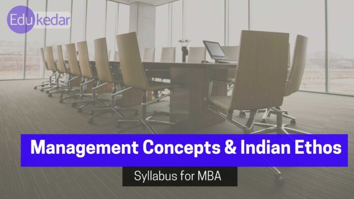 Indian ethos in management