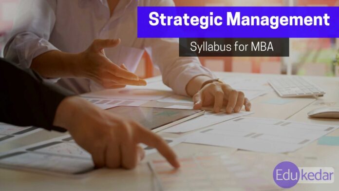 Strategic Management Syllabus