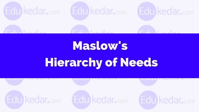 Maslow's Hierarchy of Needs