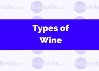 Types of Wine: Red, White, Rose, Sparkling, Dessert, Fortified Types of Wine