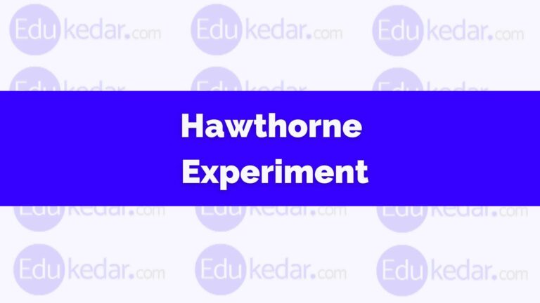 hawthorne experiment is associated with