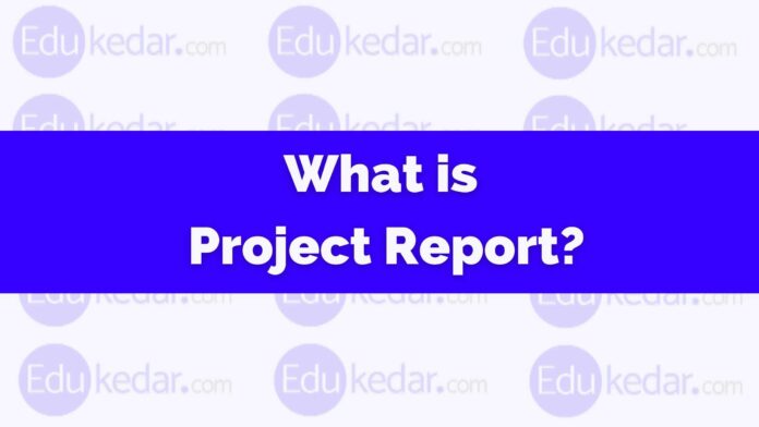 What is project report