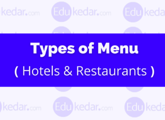 Types of Menu in Hotel and Restaurant – Food & Beverage Service types of menu in hotel