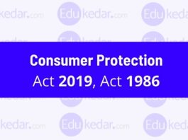 Consumer Protection Act 2019 and 1986