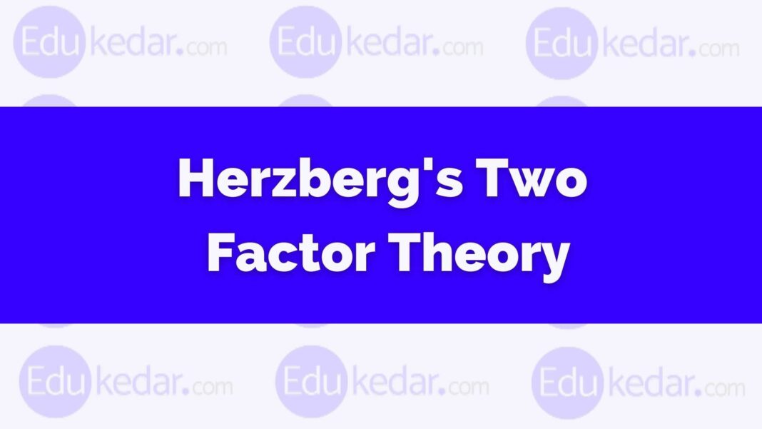 Herzberg's Two Factor Theory of Motivation (Motivator-Hygiene Factors)