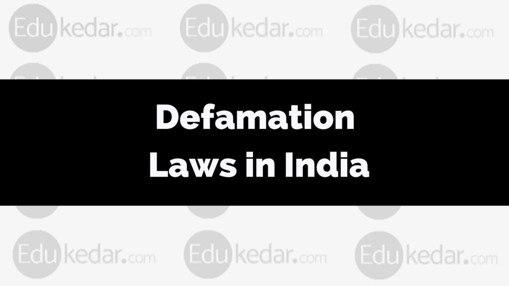 Defamation Laws In India Meaning Types Civil Criminal Example
