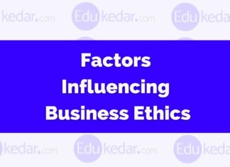 Factors Influencing Business Ethics: Determinants, Importance & Example factors influencing business ethics