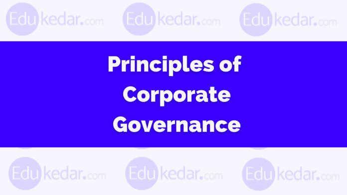 Principles of Corporate Governance