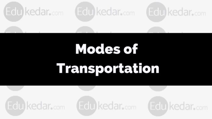 modes of transport