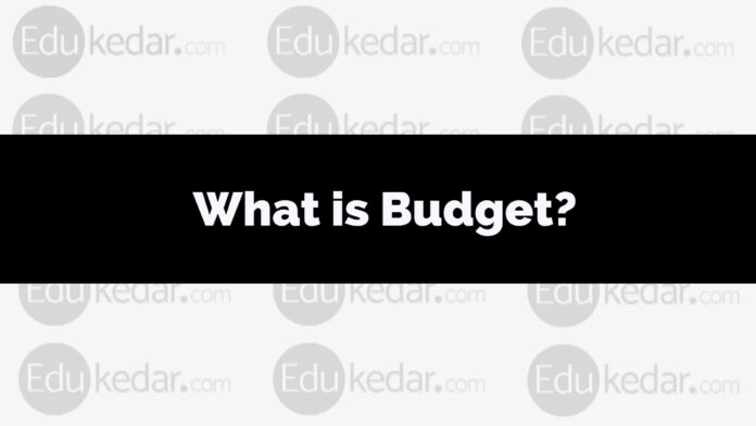 what is budget