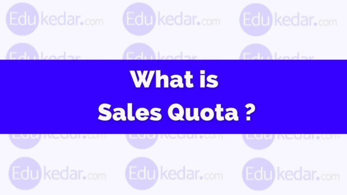 what is sales quota