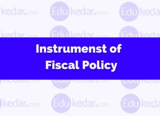 Instruments of Fiscal Policy Instruments of Fiscal Policy