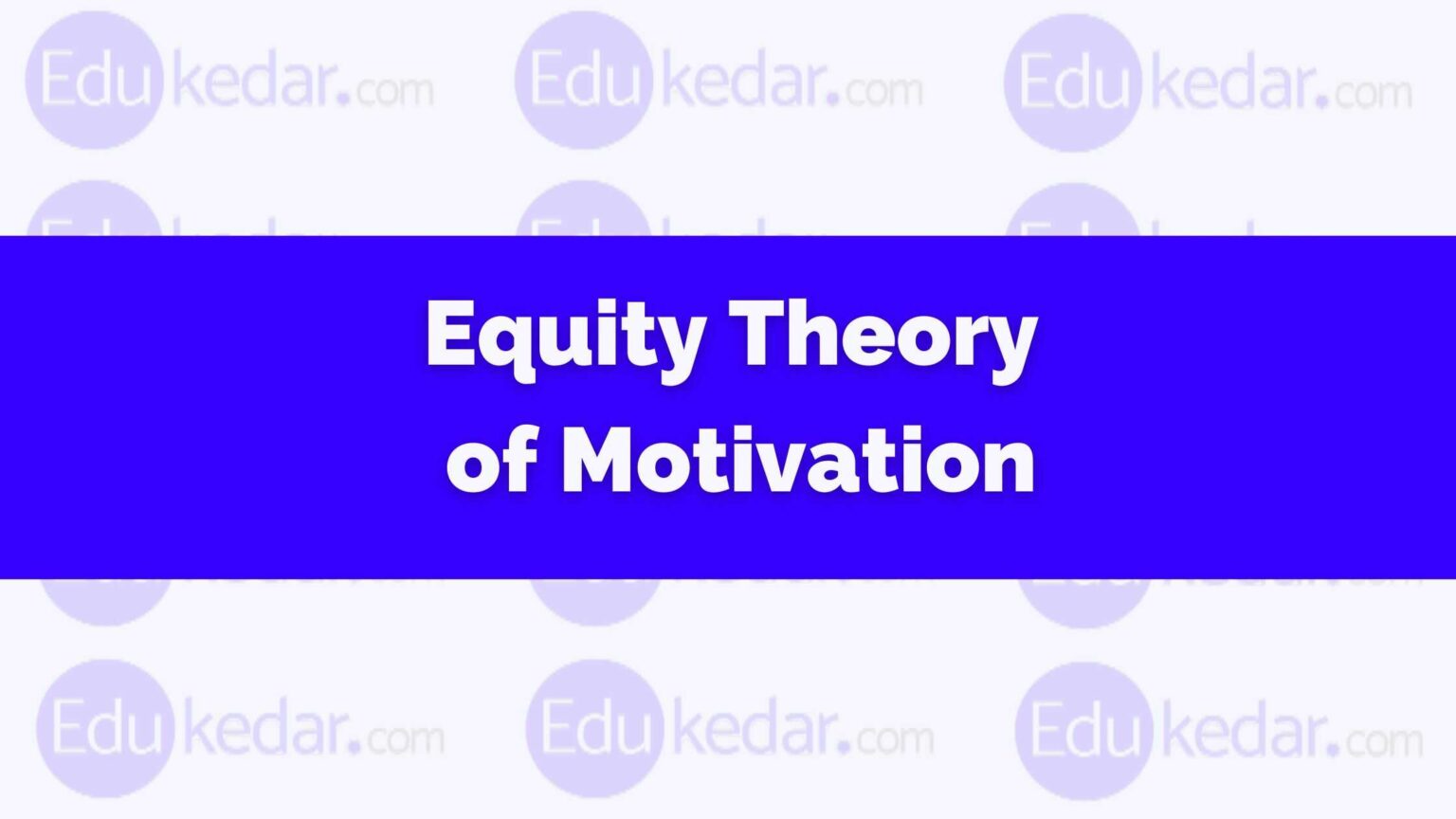 equity theory of motivation case study