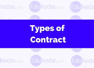 Types of Contract types of contract