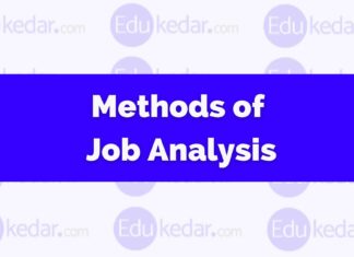 Methods of Job Analysis methods of job analysis