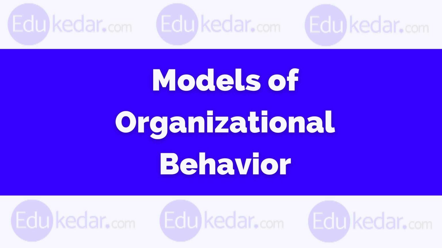 Models of Organizational Behavior Autocratic, Custodial