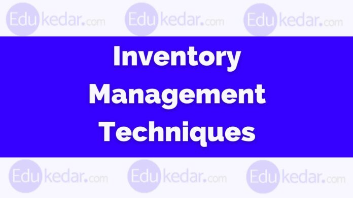 techniques of inventory management