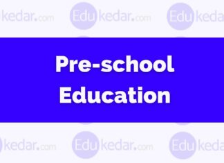 Preschool Education Preschool Education