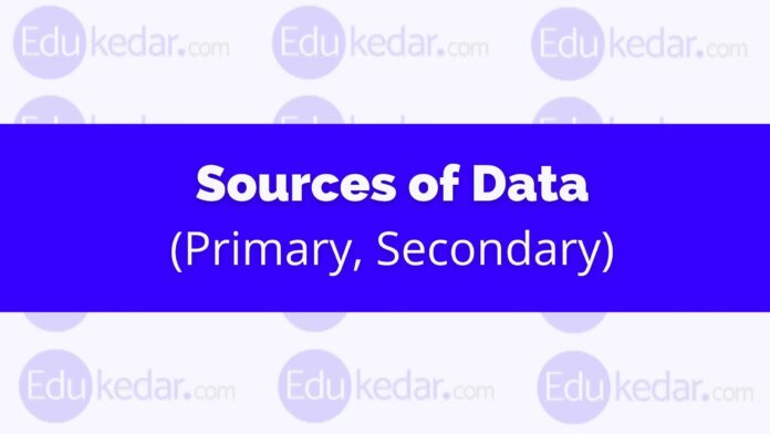 primary data and secondary data