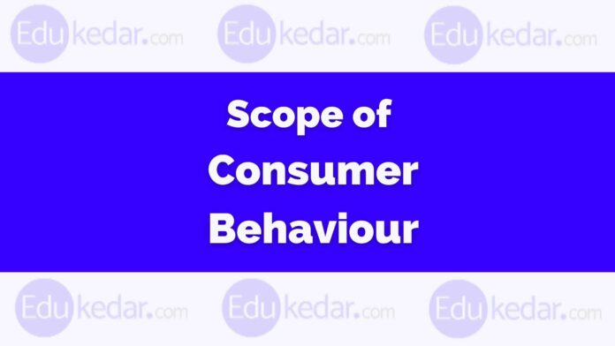 Scope of Consumer Behaviour Scope of Consumer Behaviour