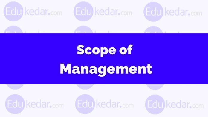 Scope of Management