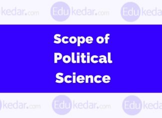 Scope of Political Science Scope of Political Science