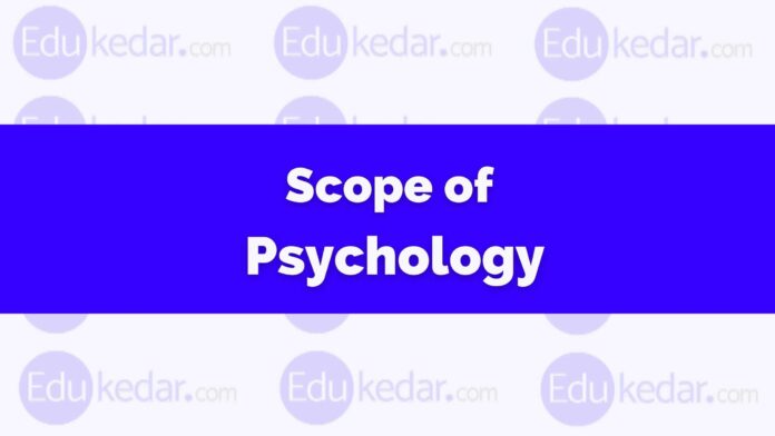 Scope of Psychology