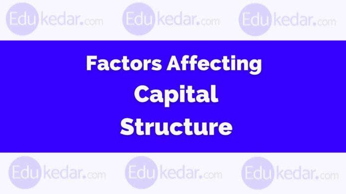 factors affecting capital structure