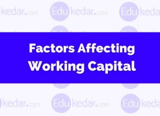 Factors Affecting Working Capital factors affecting working capital