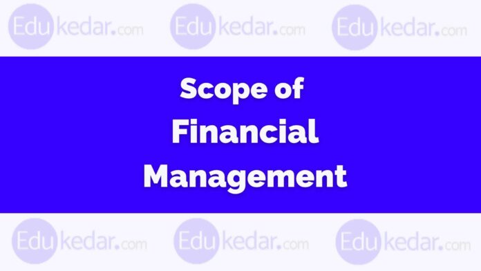 scope of financial management