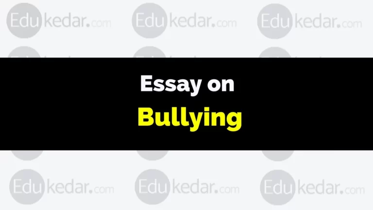 Essay on Bullying