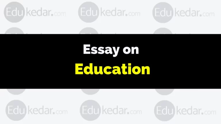 Essay on Education