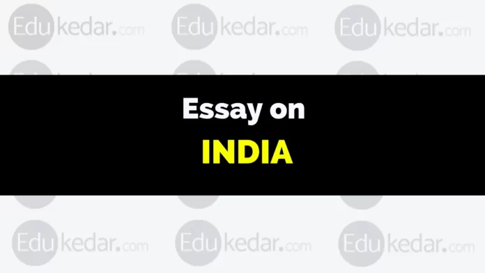 essay on india