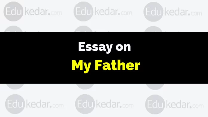 essay on my father