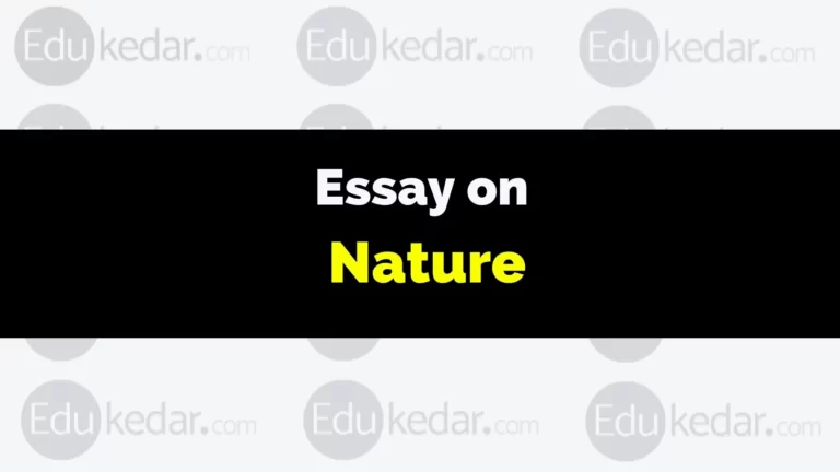 Essay on Nature