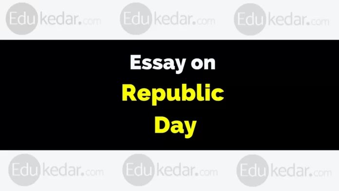 essay on republic day