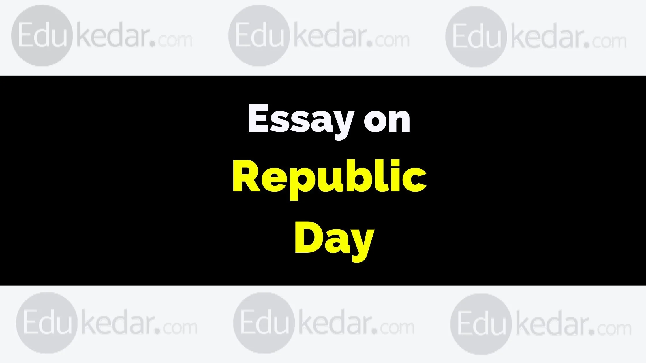 essay on republic day 1000 words