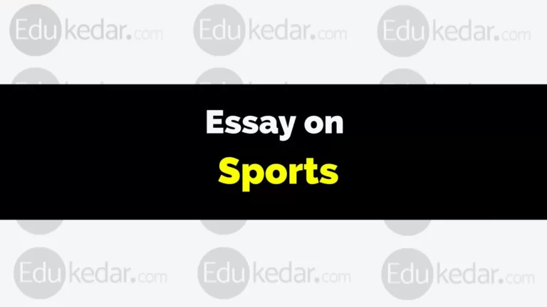 Essay on Sports