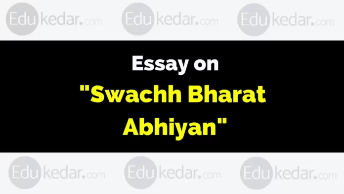 essay on swachh bharat abhiyan